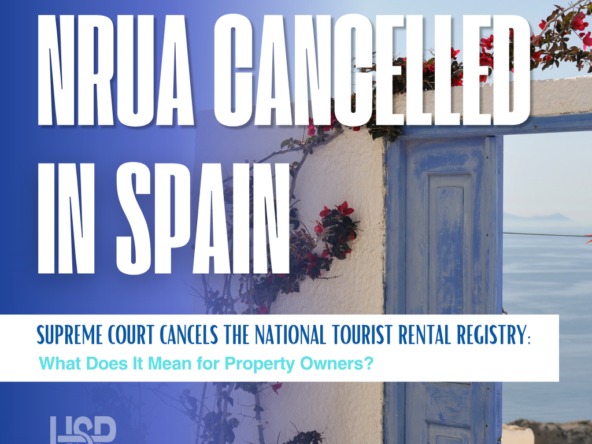 Spain Supreme Court building representing legal ruling on tourist rental registry cancellation affecting Costa del Sol real estate and VUT holiday rentals in Spain
